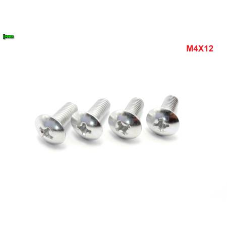 M4x12 śruba owiewki aluminiowa grzybkowa śruby owiewek aluminiowe 6061